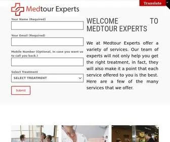 Medtourexperts.com(Medtour Experts) Screenshot