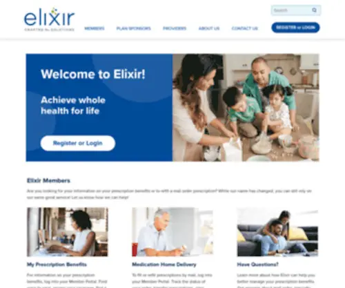 Medtrakrx.com(Elixir) Screenshot