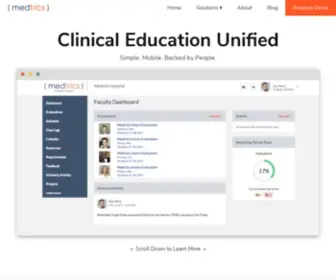 Medtricslab.com(Medical Education Simplified) Screenshot