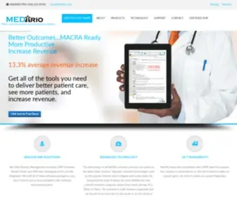 Medtrio.com(Medical EHR) Screenshot