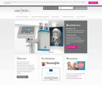 Medtron.com(Hersteller modernster kontrastmittelinjektoren) Screenshot