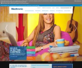 Medtronic-Diabetes.com(Medtronic Diabetes Danmark) Screenshot