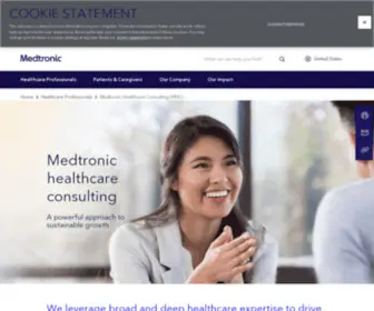 MedtroniccVG.com(Cardiac & Vascular Group) Screenshot