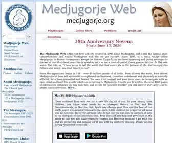 Medugorje.org(The Medjugorje Web) Screenshot