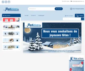 Medunivers.ch(Bacoban Lingettes nettoyantes et désinfectantes sans alcool) Screenshot