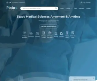 Meduo.net(Healthcare & Medical Education Online Courses) Screenshot