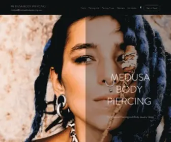 Medusabodypiercing.com(Professional Body Piercing) Screenshot