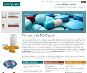 MedvantXrx.com(MedVantx Website) Screenshot
