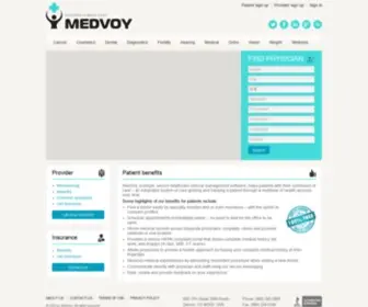 Medvoy.com(Medical Tourism Company) Screenshot