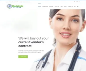 Medwasteservice.com(Medical Waste Solution) Screenshot