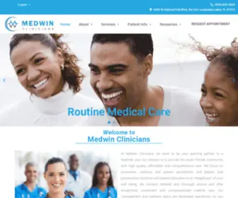 Medwinclinicians.com(Medwin Clinicians) Screenshot