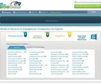 Medwowglobal.com(Medical Devices & Equipment Companies in Cyprus) Screenshot