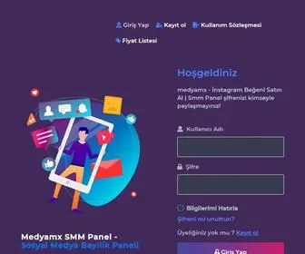 Medyamx.com(Instagram takipçi) Screenshot