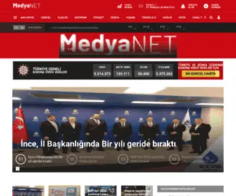 Medyanethaber.com(Medya Net Haber) Screenshot