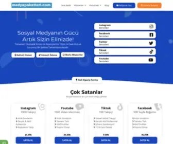 Medyapaketleri.com(Düşmeyen Türk Takipçi & Beğeni Satışı) Screenshot