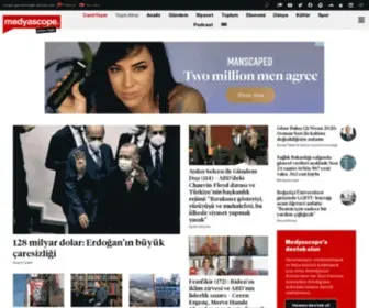 Medyascope.tv(Sivil, bağımsız, özgür ve çoğulcu haber ve yorum platformu) Screenshot