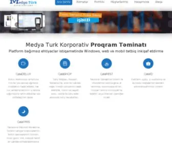 Medyaturk.az(Medya Turk Software Solutions Ana Səhifə) Screenshot