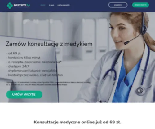 Medycy24.pl(Konsultacje online) Screenshot