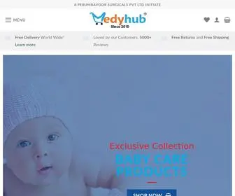 Medyhub.com(The Surgical Hypermart by PERUMBAVOOR SURGICALS PVT LTD) Screenshot