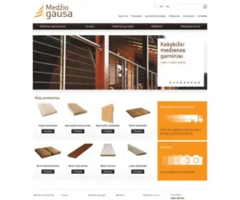 Medziogausa.lt(Medžio Gausa) Screenshot