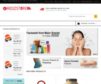 Medzstore.com(Pharmacy) Screenshot