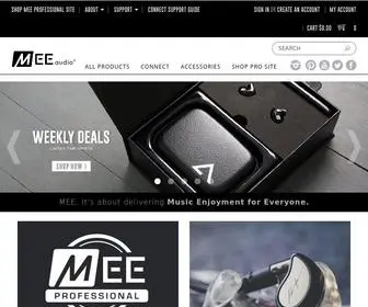 Meeaudio.com(MEE audio) Screenshot