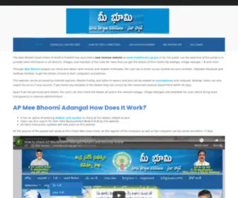 Meebhoomi-Apgov.in(Mee Bhoomi) Screenshot