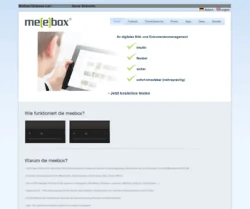 Meebox.de(Das smarte Online) Screenshot