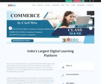 Meeclearning.in(MEEC Learning Academy) Screenshot