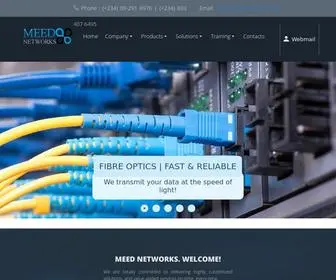 Meednetworks.com(Nigeria's Leading Network Infrastructure Company) Screenshot