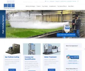 Meefog.com(Air humidification solutions) Screenshot
