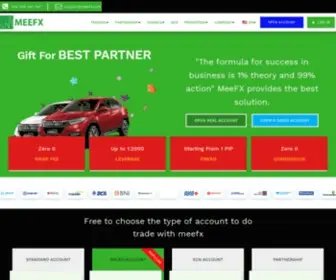 Meefx.com(Meefx Broker Forex) Screenshot