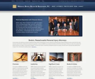 Meehanboyle.com(Nationally Recognized Boston Injury and Accident Lawyers) Screenshot
