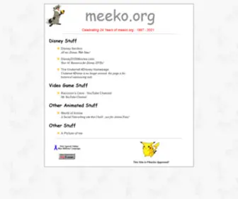 Meeko.org(Meeko&#039;s) Screenshot