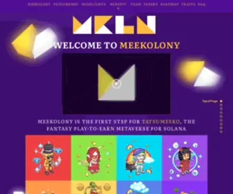 Meekolony.com(Meekolony) Screenshot