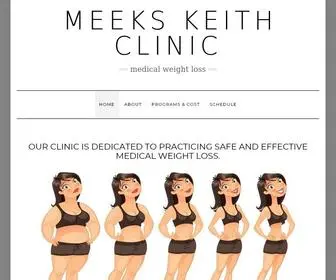 Meekskeith.com(Medical Weight Loss) Screenshot