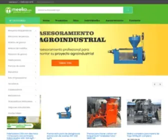 Meelko.com(Maquinaria para pequena y mediana industria) Screenshot