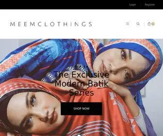 Meemclothings.com(No.1 Premium Printed Shawls in Singapore) Screenshot