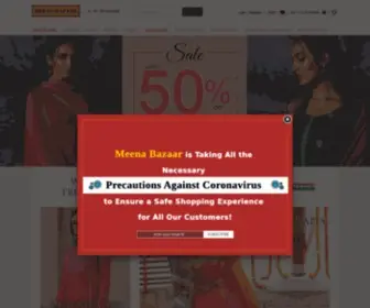 Meenabazaar.com(MEENA BAZAAR) Screenshot