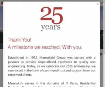 Meenakshigroup.com(Meenakshi Group) Screenshot