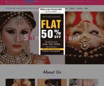 Meenakshimakeovers.in(Best Bridal Makeup Artists in Dehradun) Screenshot