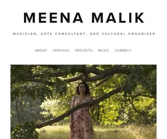 Meenamalik.com(Meena Malik) Screenshot