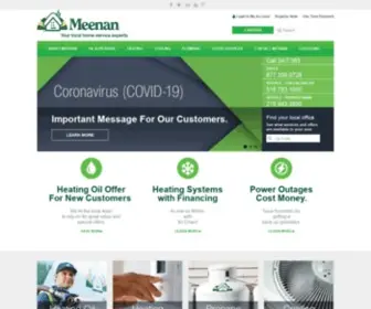 Meenan.com(Heating Oil) Screenshot