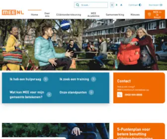 Mee.nl(MEE maakt meedoen mogelijk) Screenshot