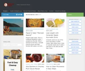 Meenusmenu.com(Recipes & Food) Screenshot