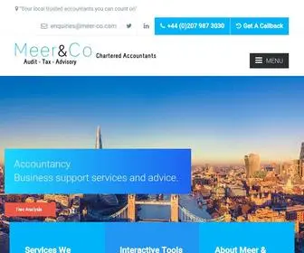 Meer-CO.com(Meer & Co) Screenshot