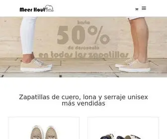 Meer-Hout.com(Zapatillas para hombre y mujer de lona) Screenshot