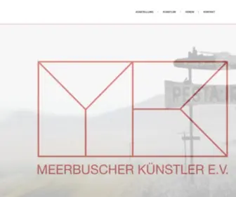 Meerbuscher-Kuenstler.de(Meerbuscher K) Screenshot