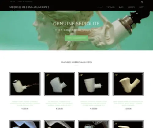 Meercomeerschaumpipes.com(Meerco Meerschaum Pipes) Screenshot