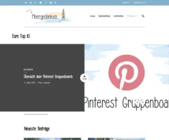 Meergedanken.de(Blog) Screenshot